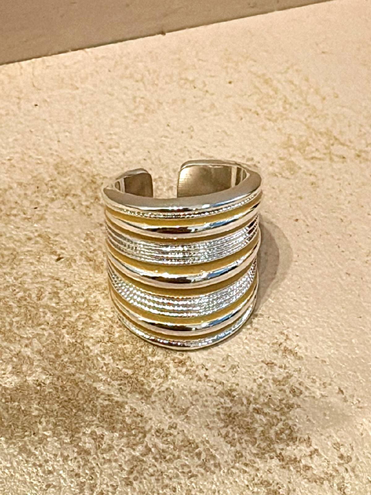 ANILLO ÍNDIGO BEIGE