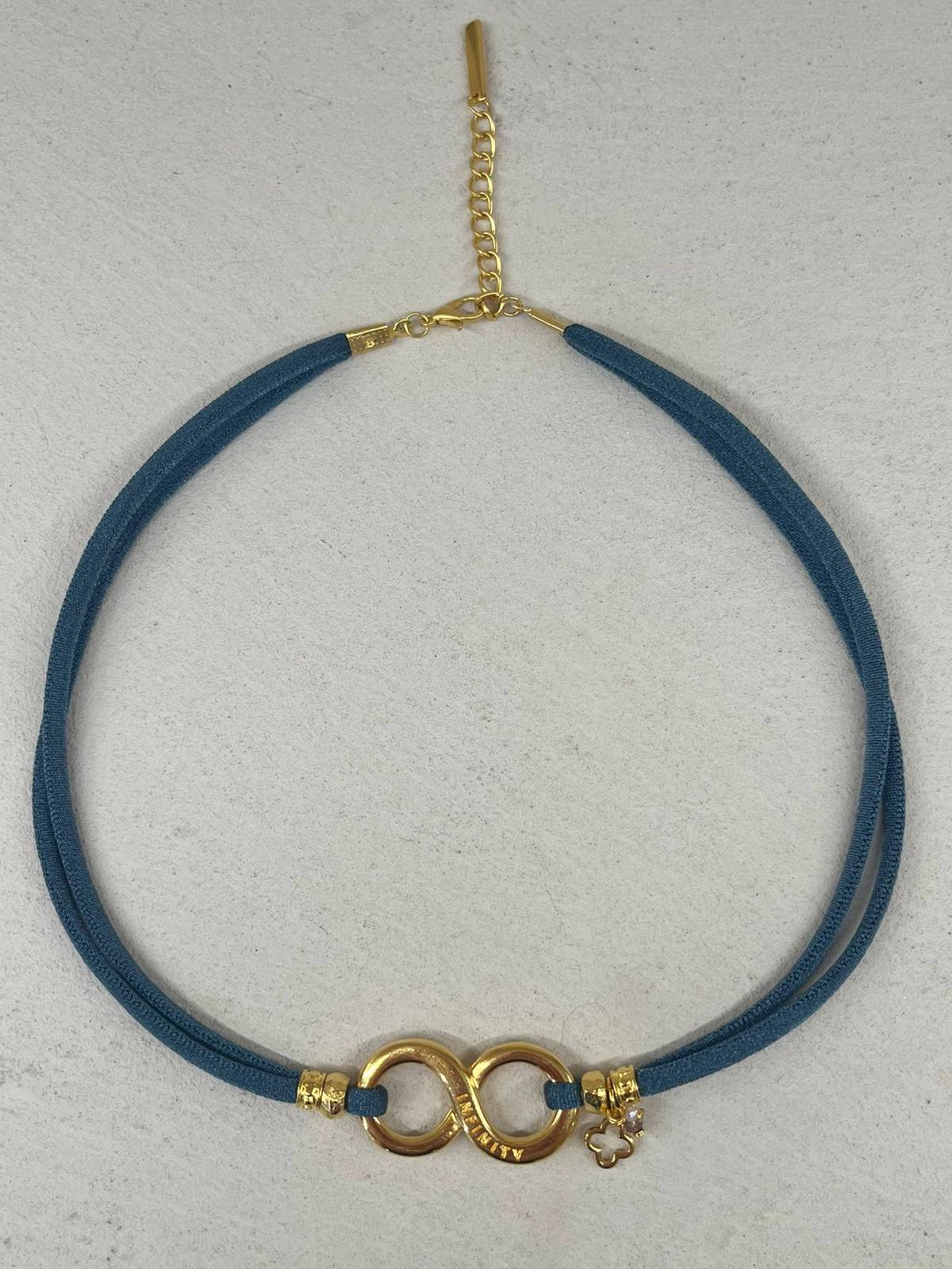 COLLAR INFINITO AZUL