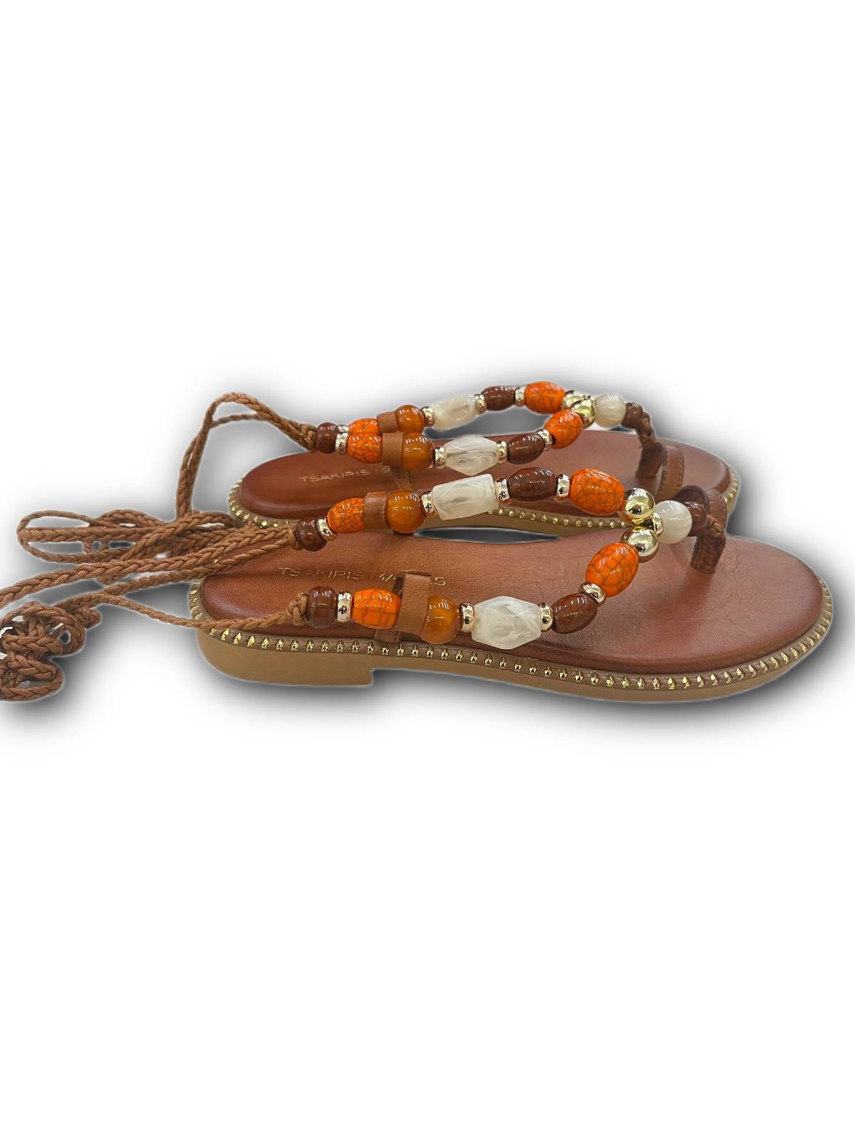 SANDALIA ITHAKI MARRON