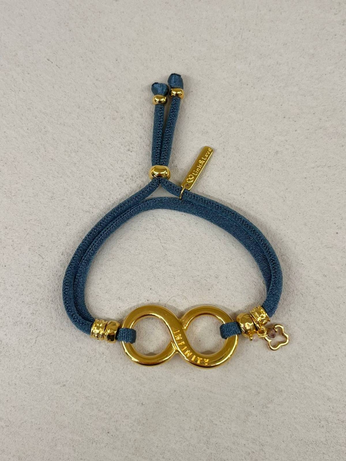 PULSERA INFINITO AZUL