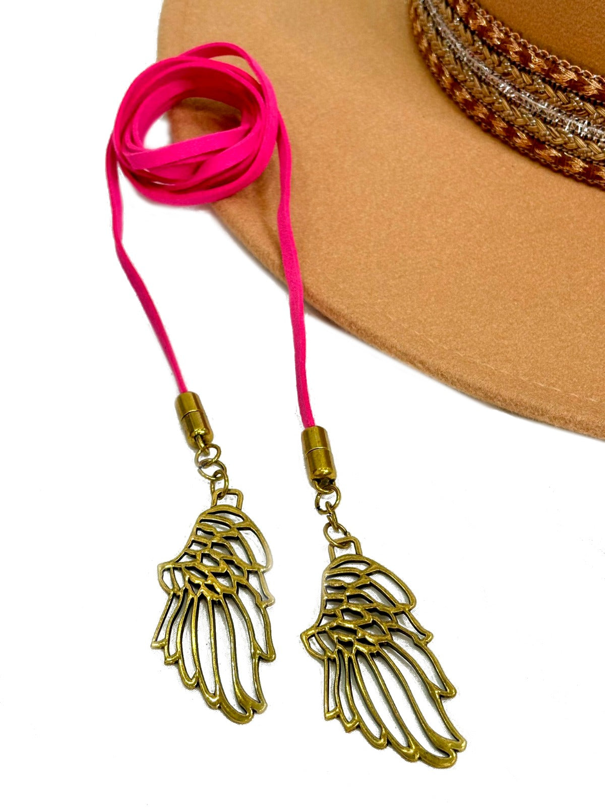 COLLAR ALAS FUCSIA CAMALEÓNICA