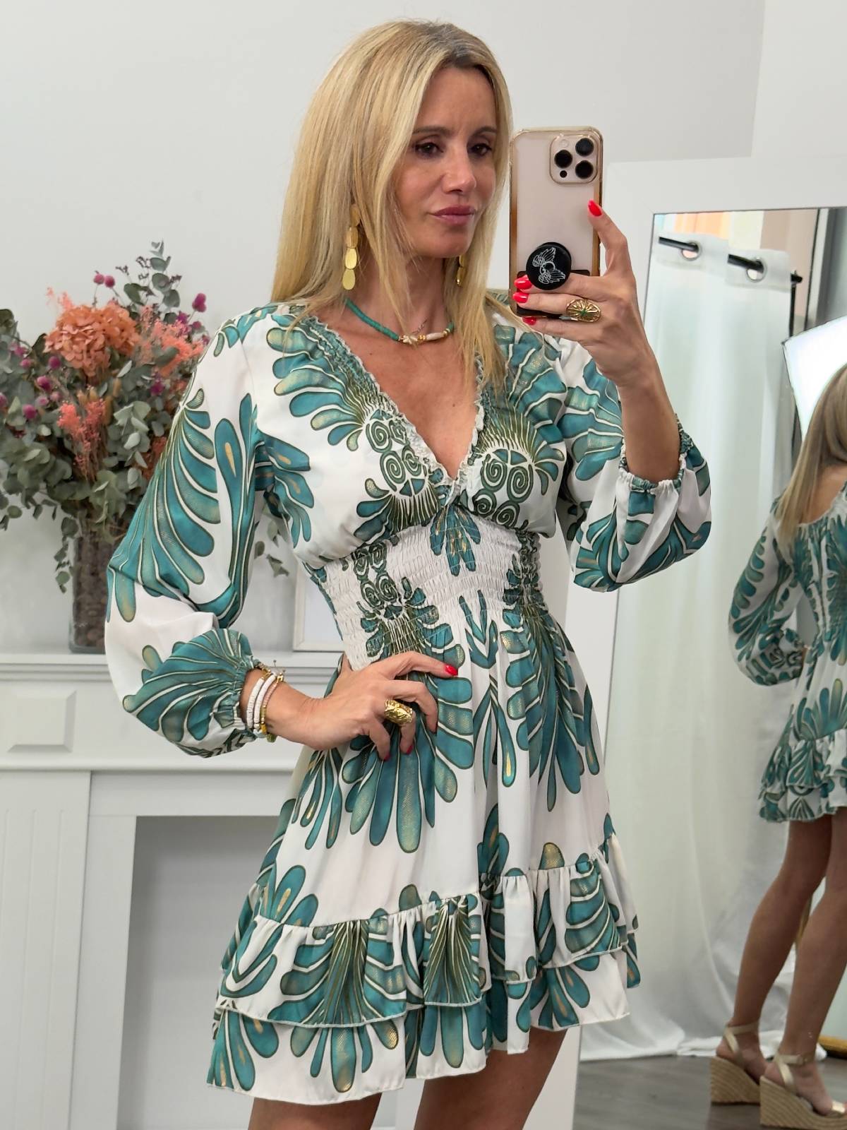 VESTIDO JAIPUR  VERDE