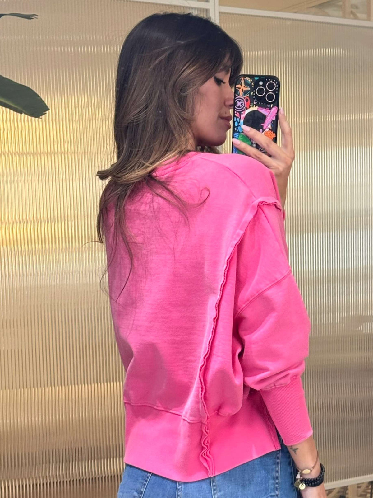 SUDADERA JUDY FUCSIA