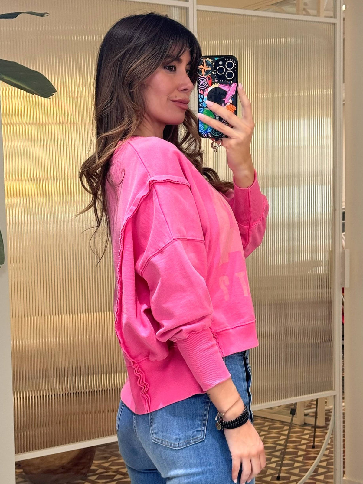 SUDADERA JUDY FUCSIA