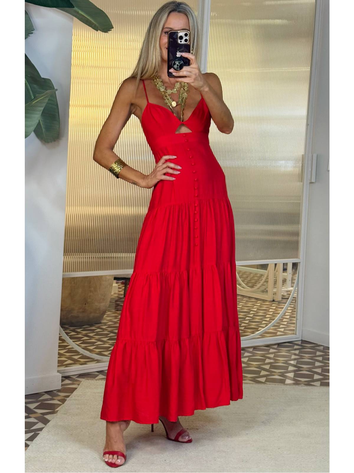 VESTIDO KANAH ROJO