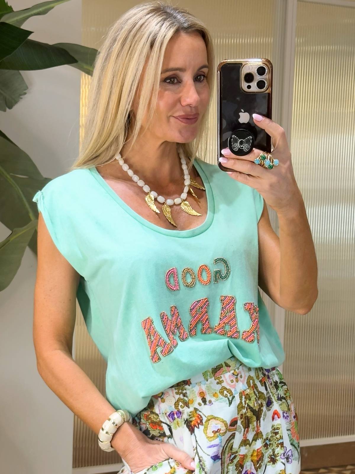 CAMISETA KARMA VERDE