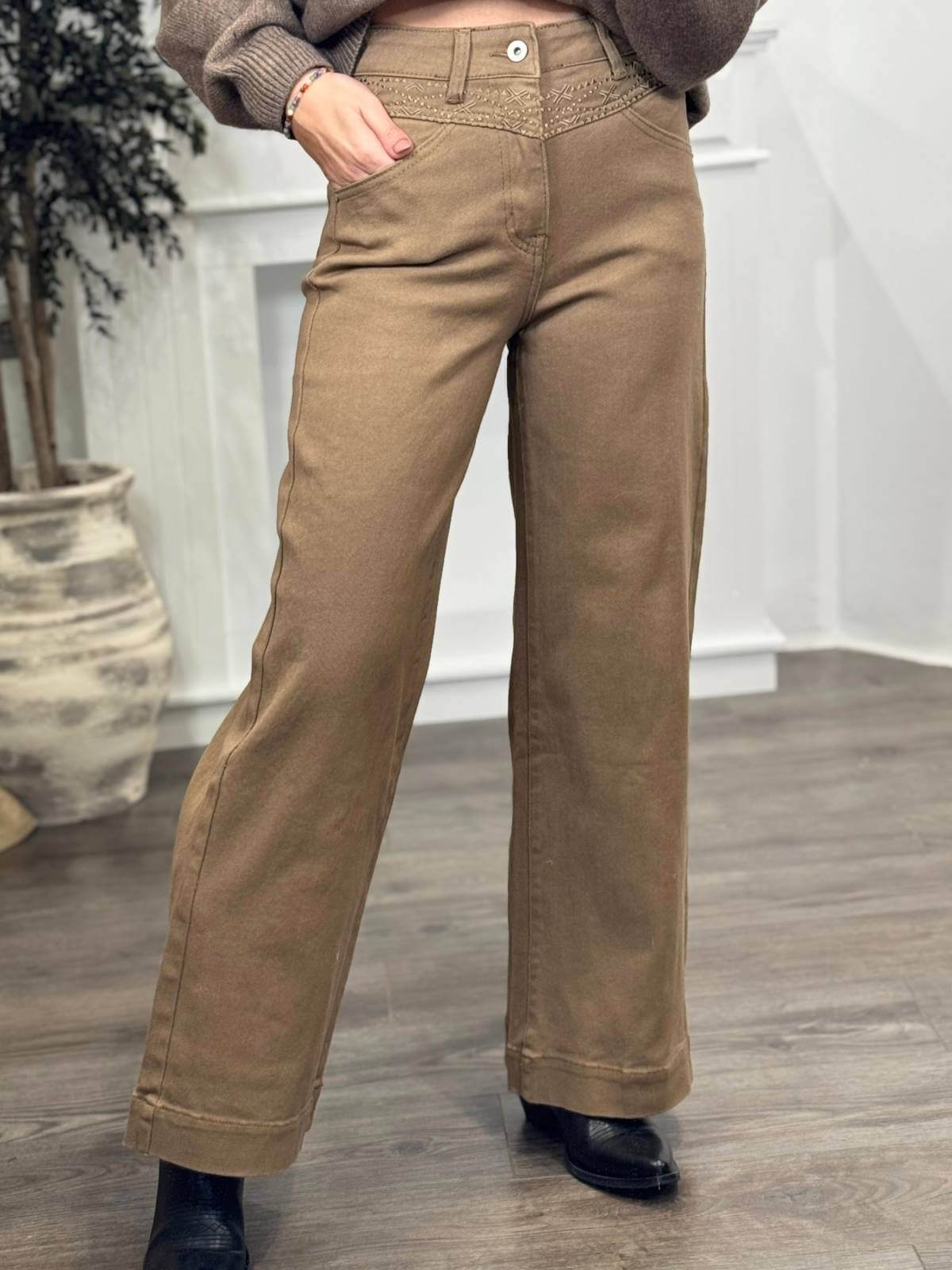 PANTALÓN KEILY MARRON