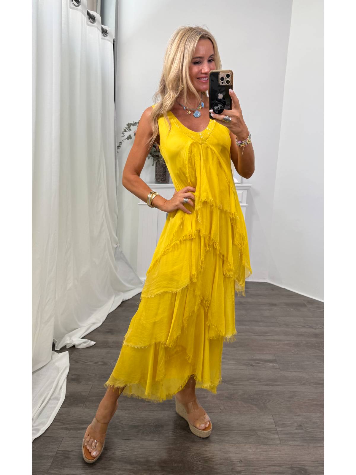 VESTIDO KERRIA AMARILLO