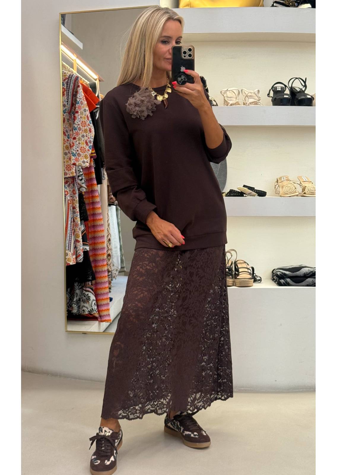 VESTIDO KRABEI MARRON