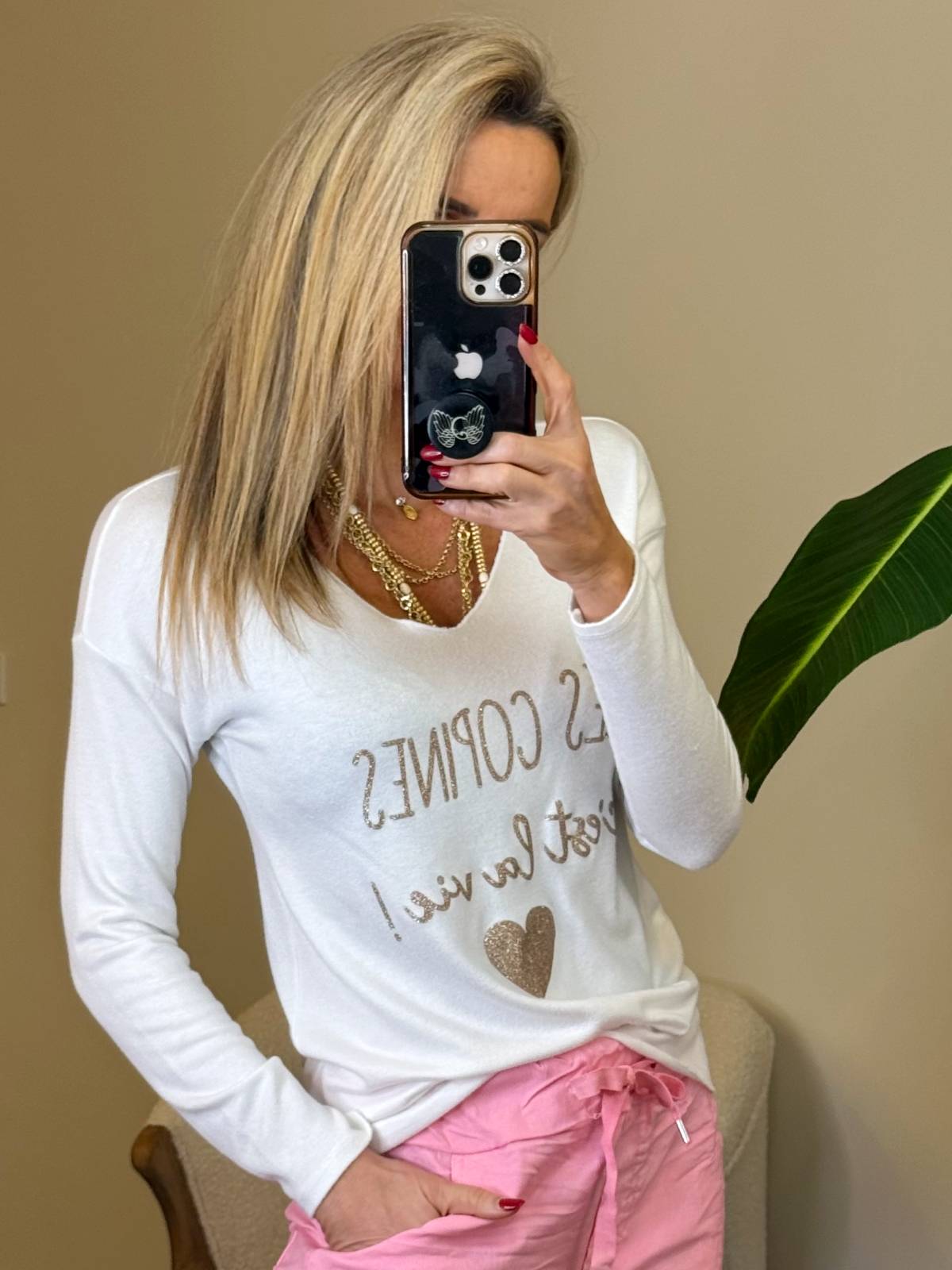 JERSEY LA VIE BLANCO