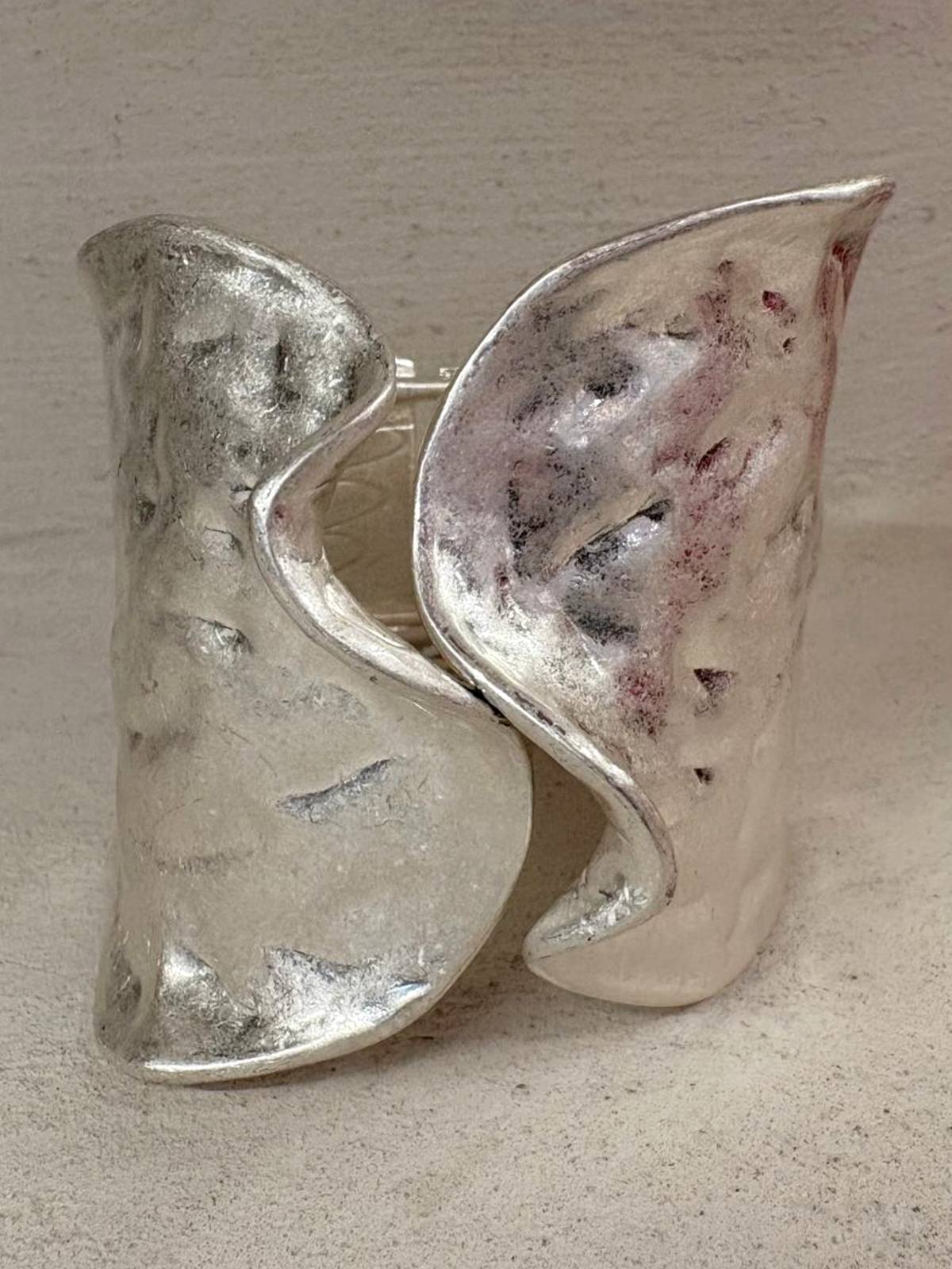 BRAZALETE LEAVES PLATA