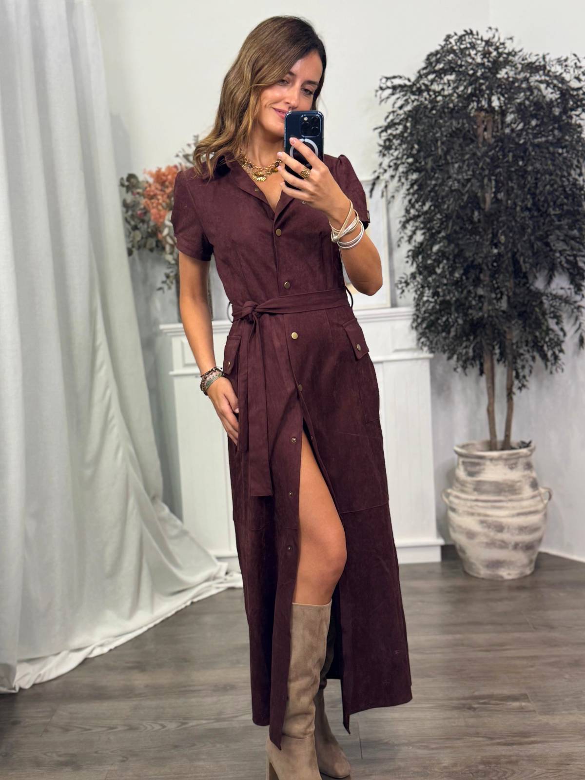 VESTIDO LIAM BURDEOS