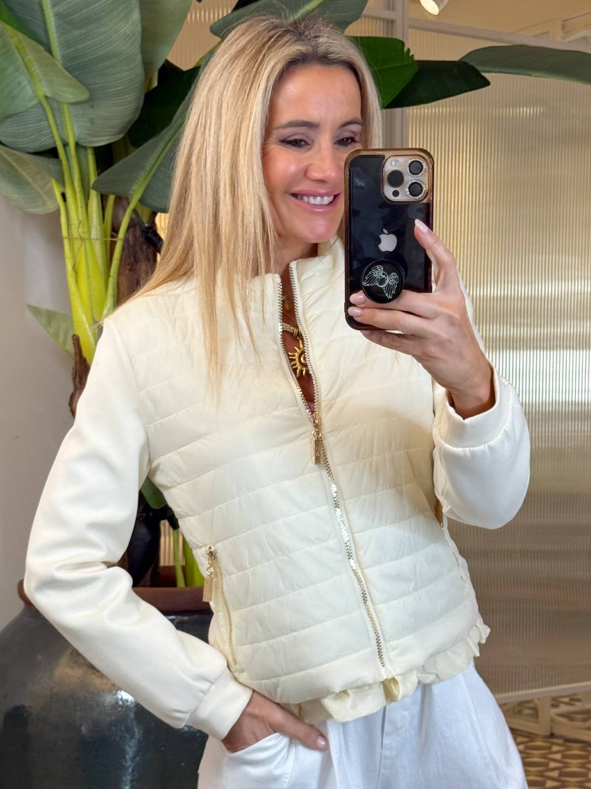 CHAQUETA LIGCENT BEIGE