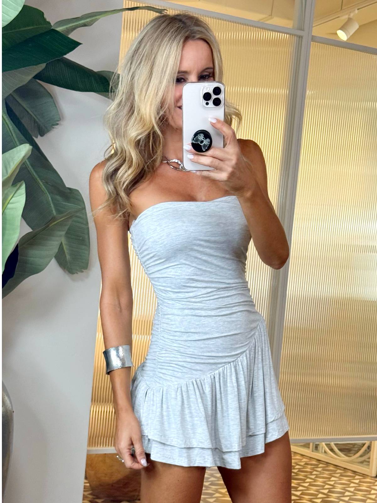 VESTIDO LOREA GRIS