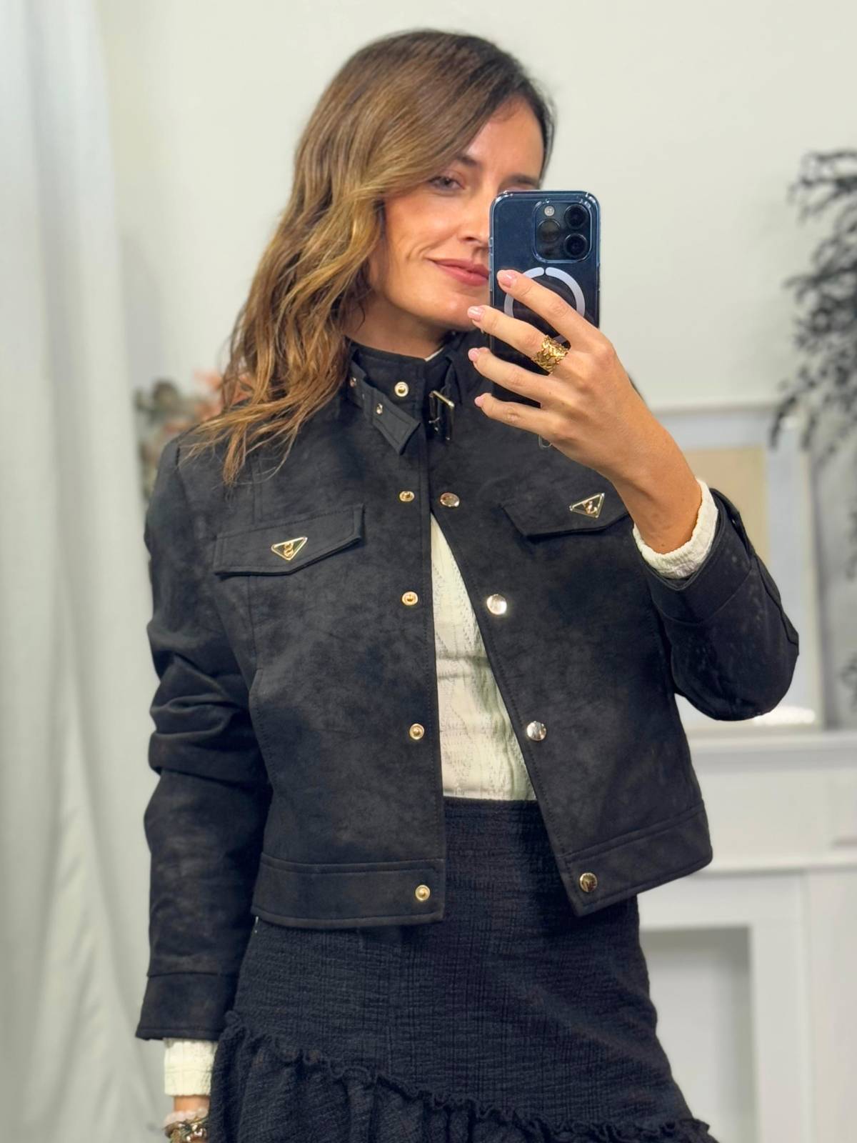 CHAQUETA MALAWI NEGRO