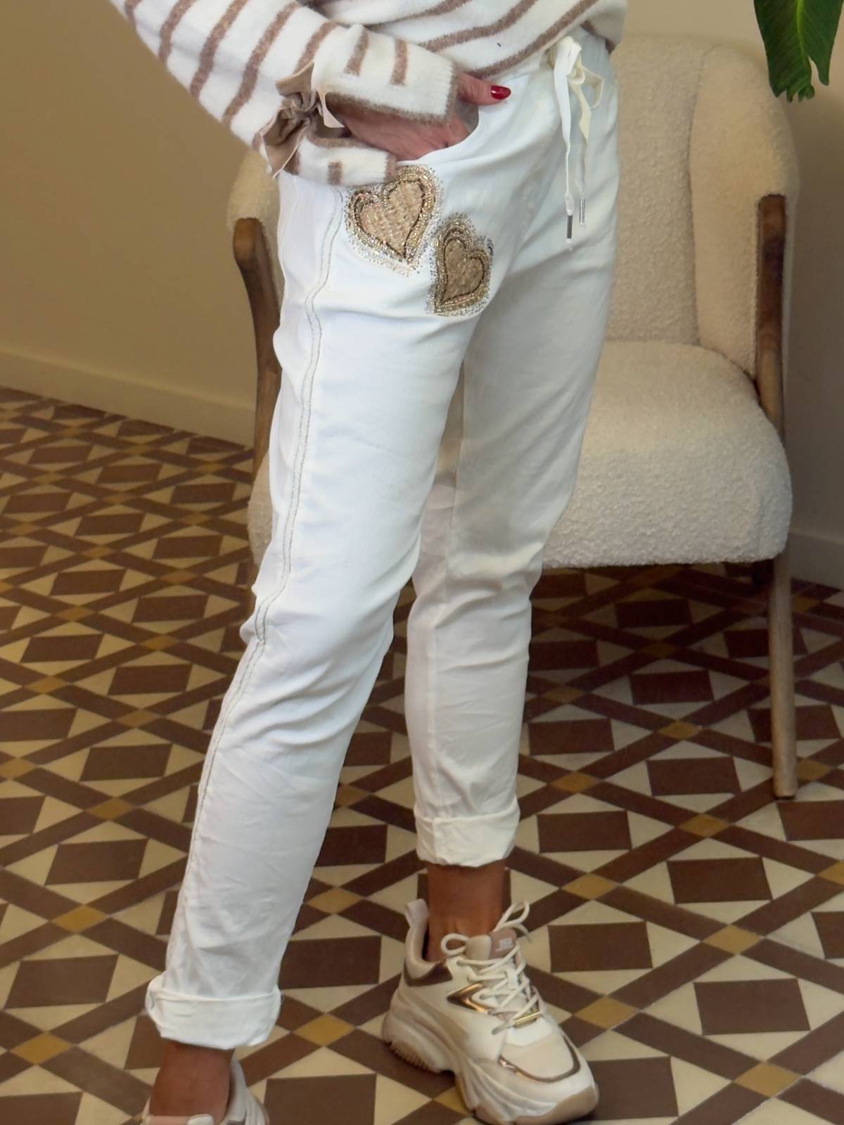 PANTALÓN MANDDE BLANCO