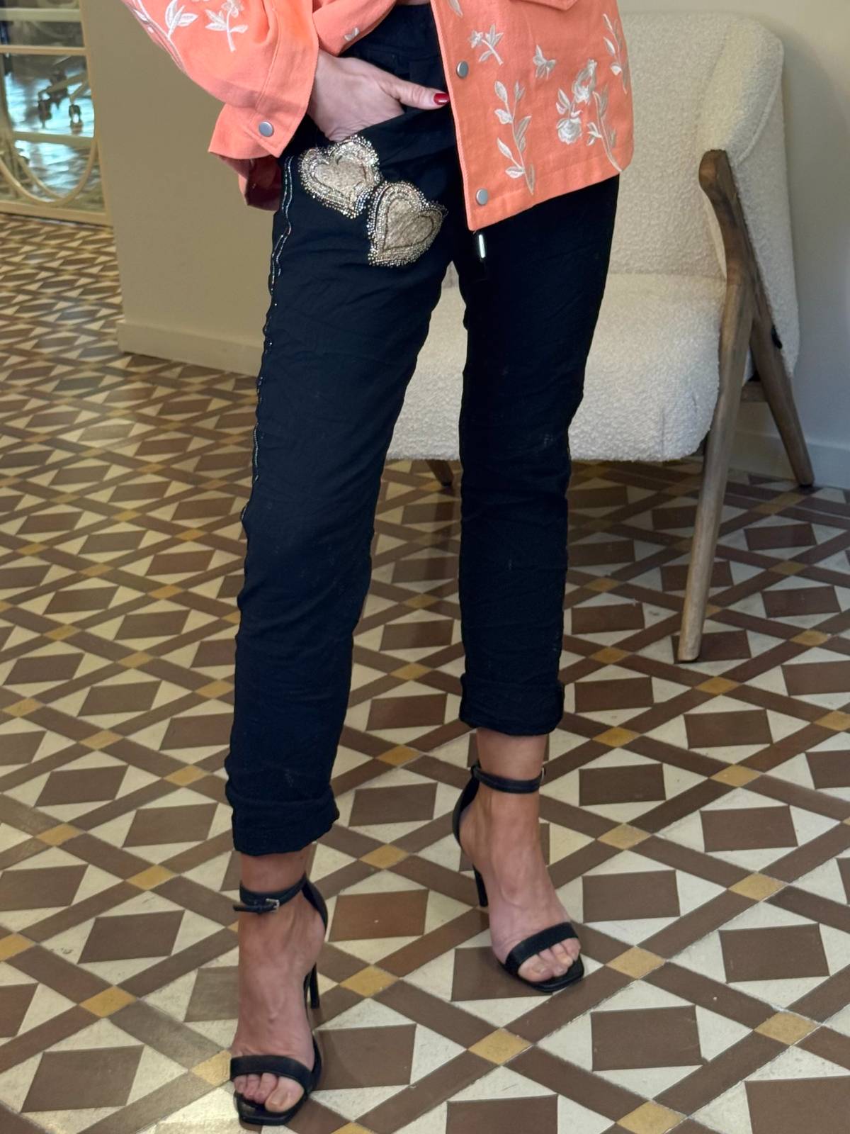 PANTALÓN MANDDE NEGRO