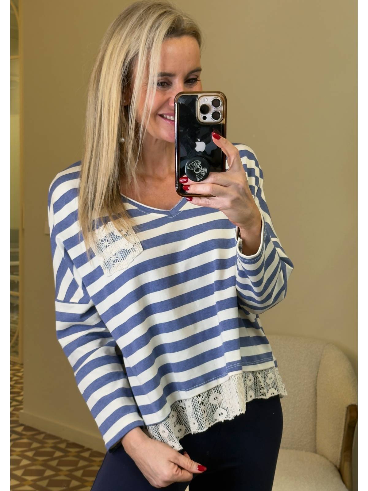 CAMISETA MANILE AZUL