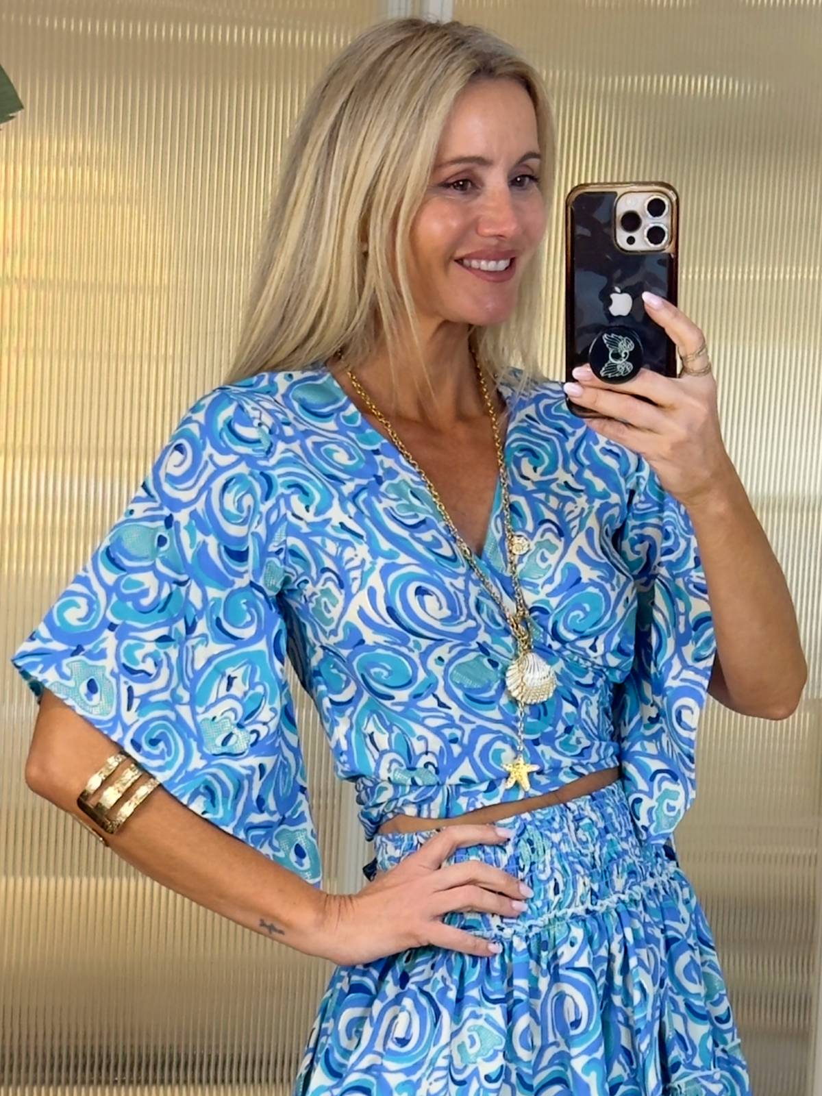 FALDA HALEIWA AZUL