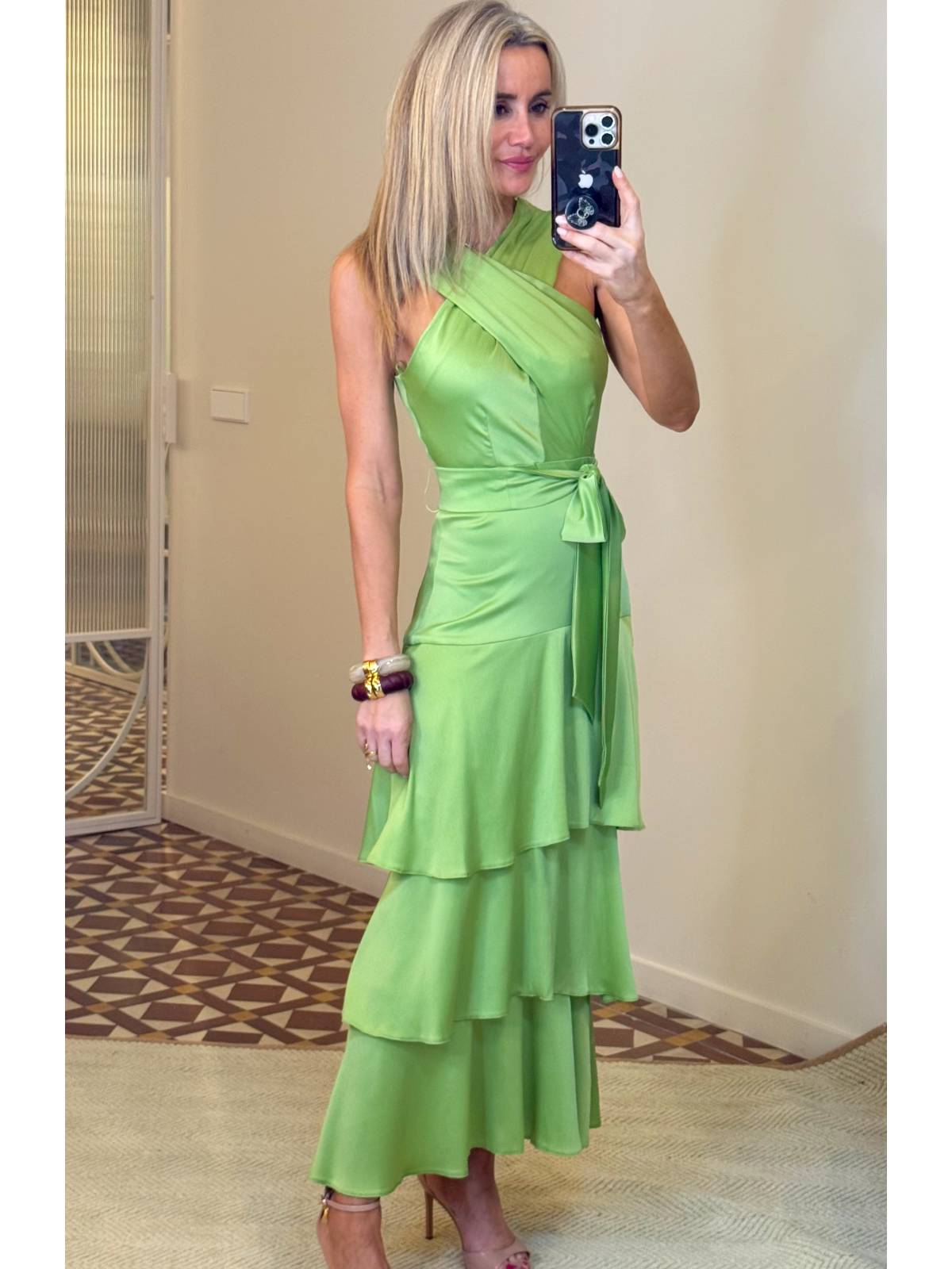 VESTIDO MARCELA VERDE
