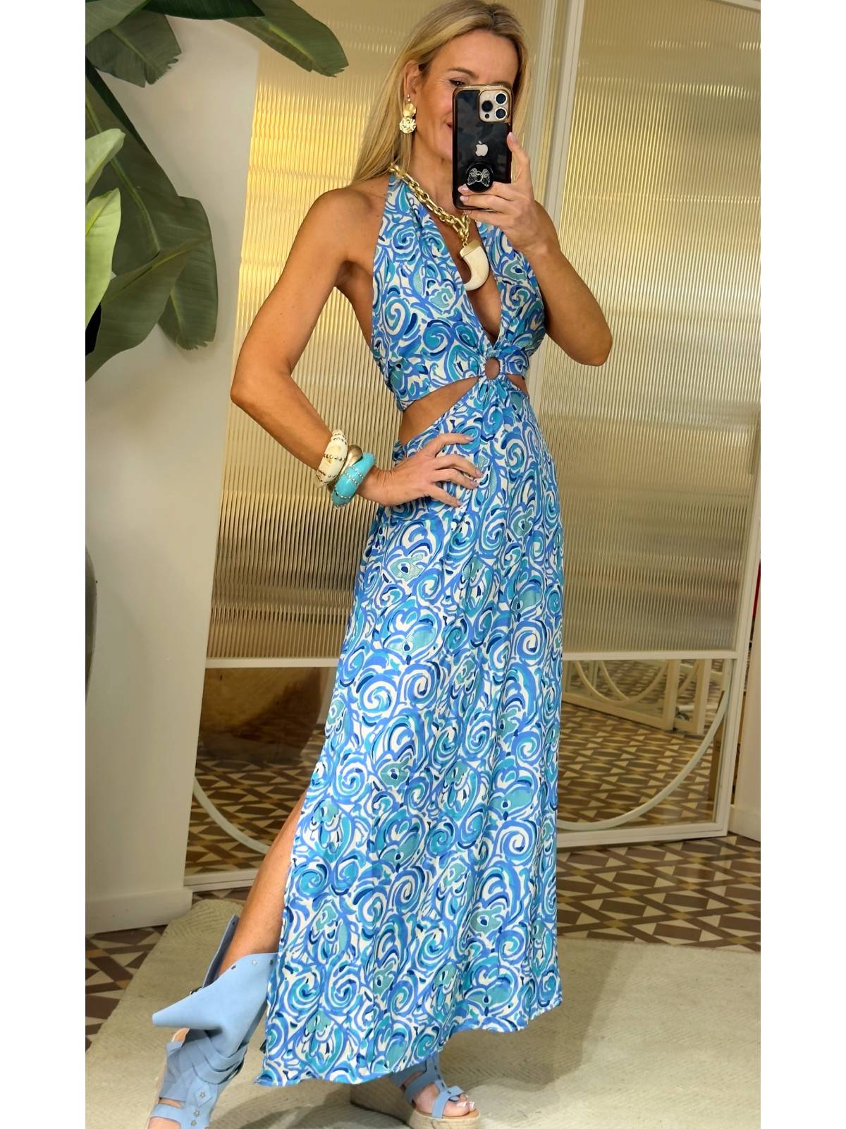 Robe bleue Mawi