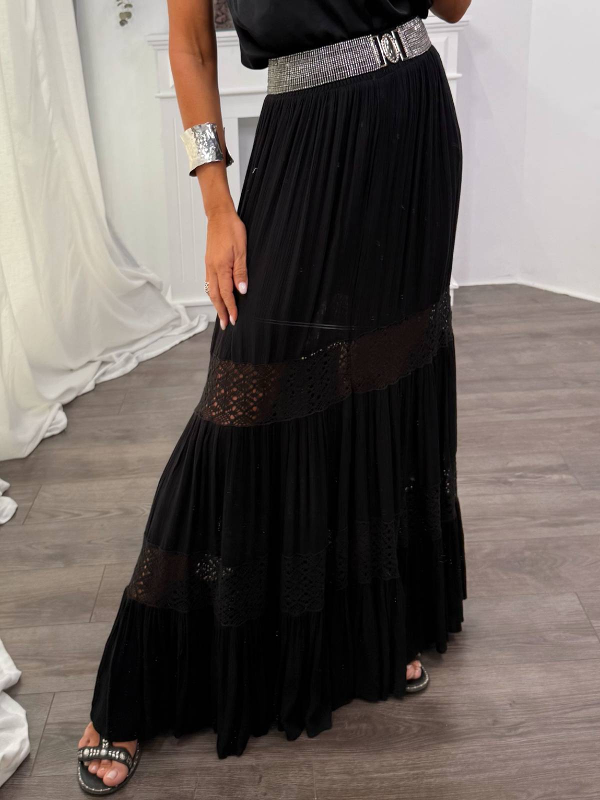 FALDA MIELA  NEGRO