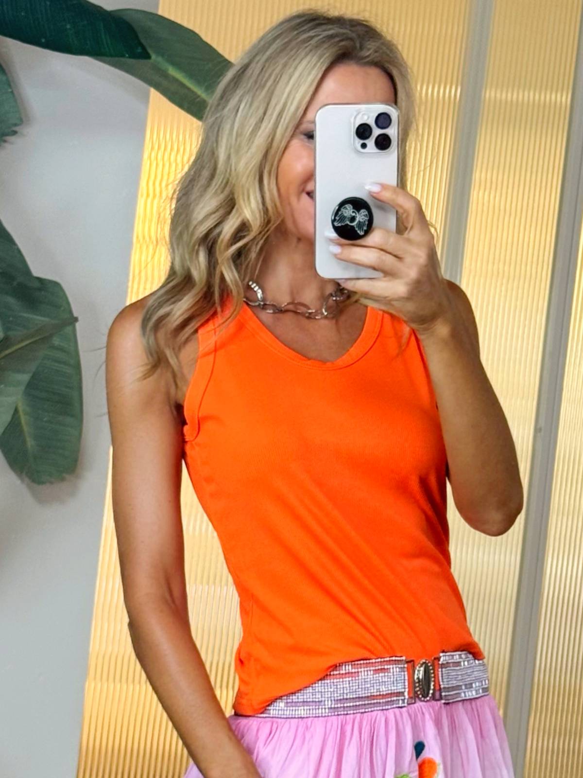 CAMISETA MORRIS NARANJA