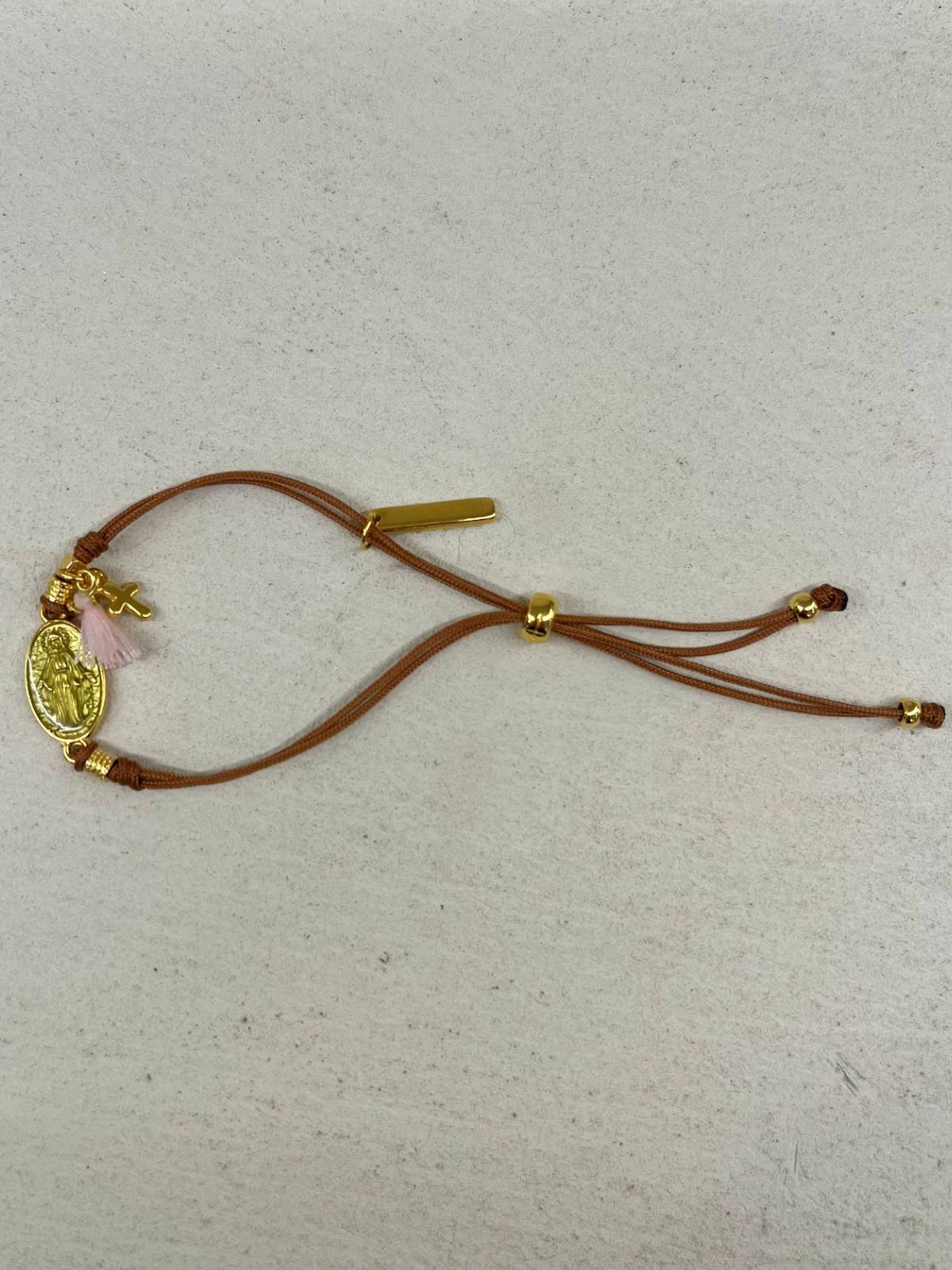 PULSERA VIRGEN AMARILLO