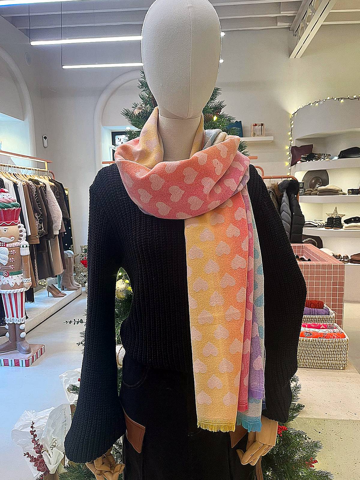 BUFANDA MULTICA BEIGE