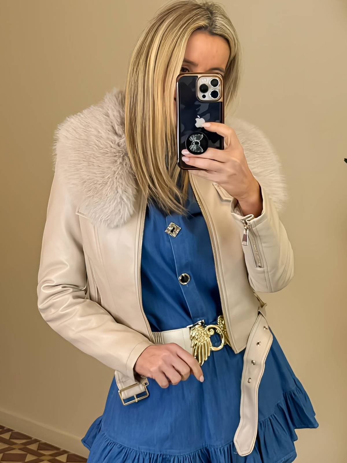 CHAQUETA NAPALU BEIGE