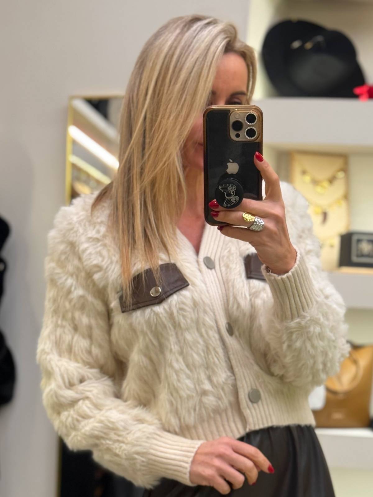 CARDIGAN NASICAN BEIGE