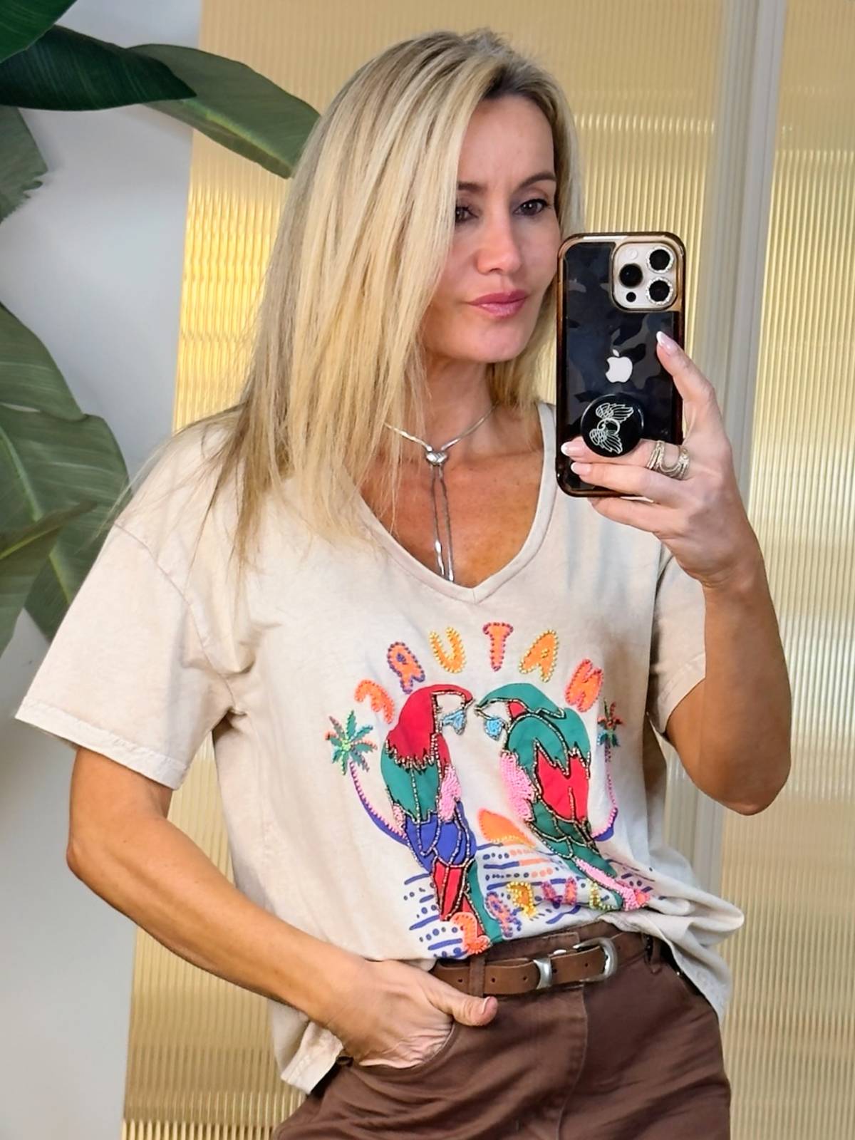 CAMISETA NATURE BEIGE