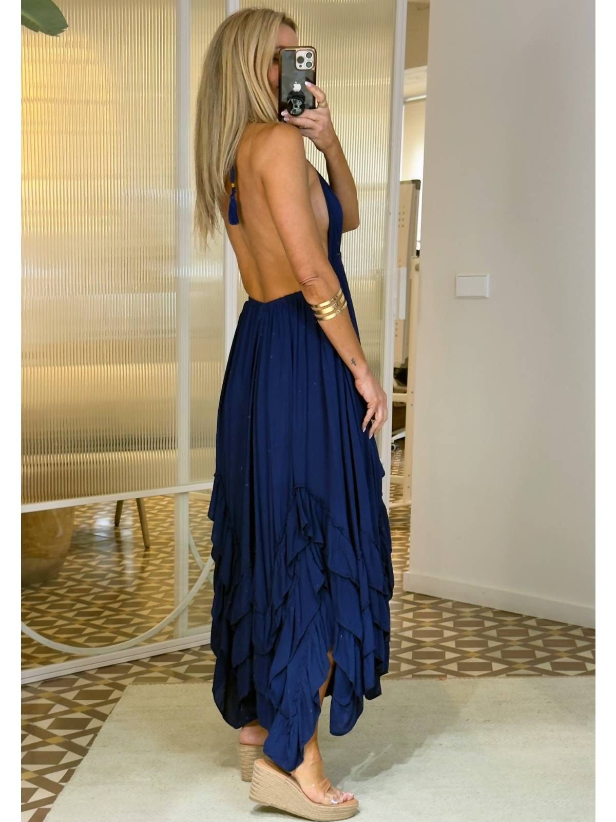 VESTIDO NEA MARINO