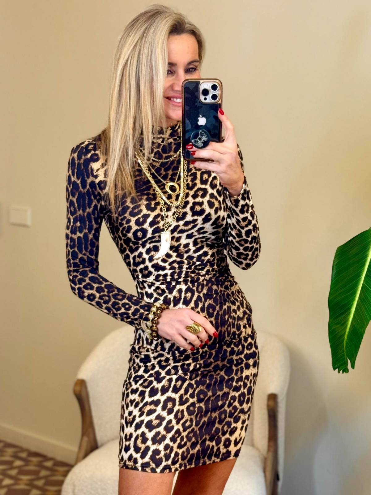 VESTIDO NEKE LEOPARDO