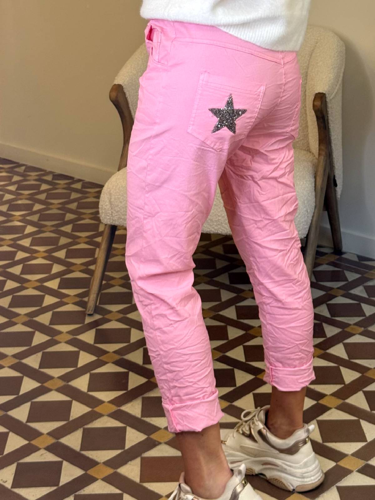 PANTALÓN NEW STAR ROSA