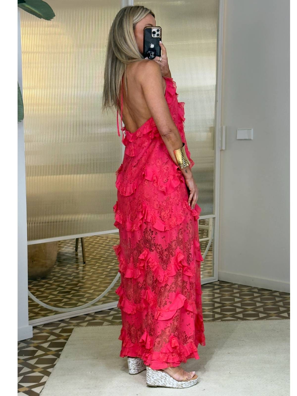 VESTIDO NIEVES CORAL