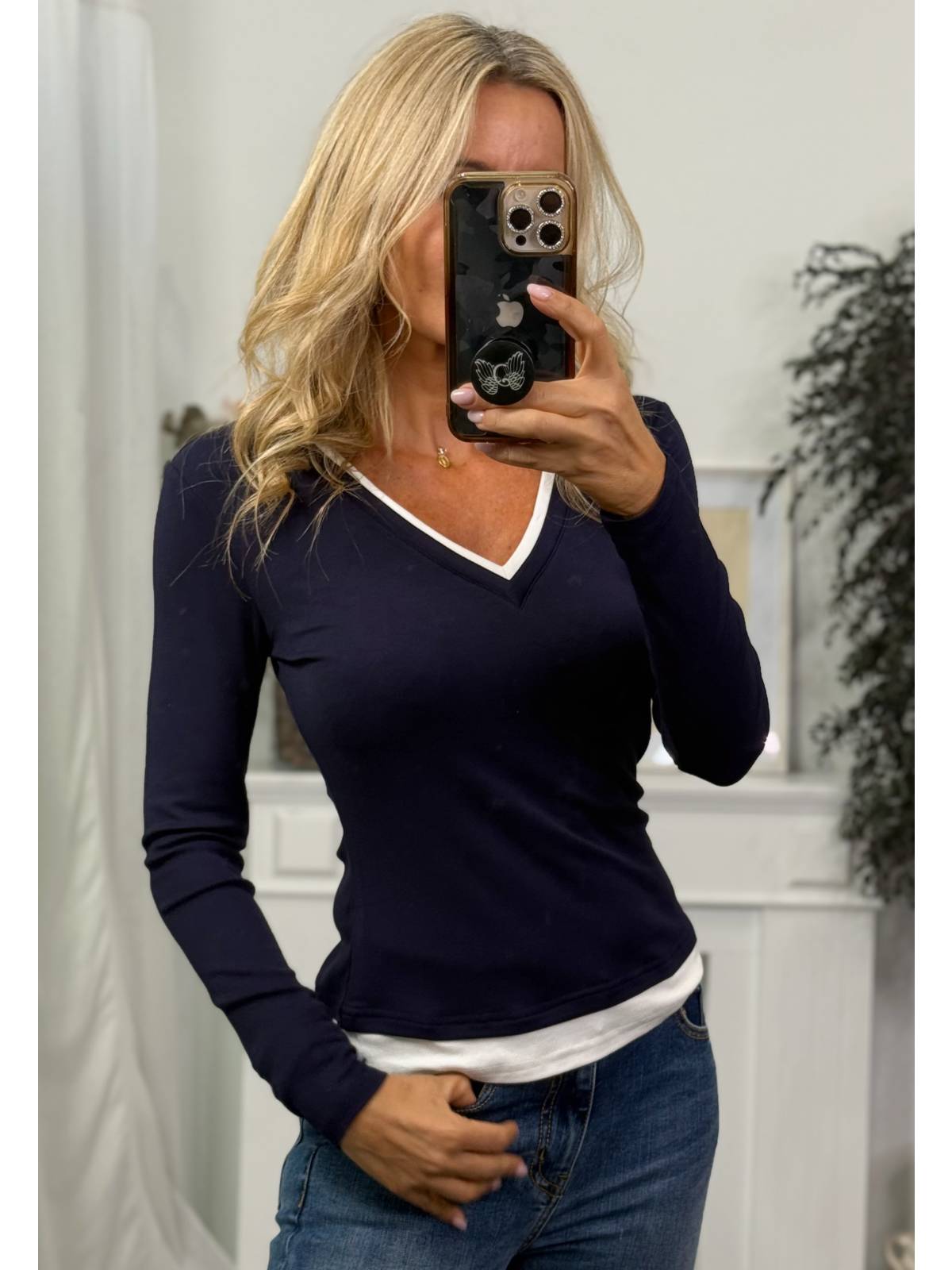 CAMISETA NINES AZUL