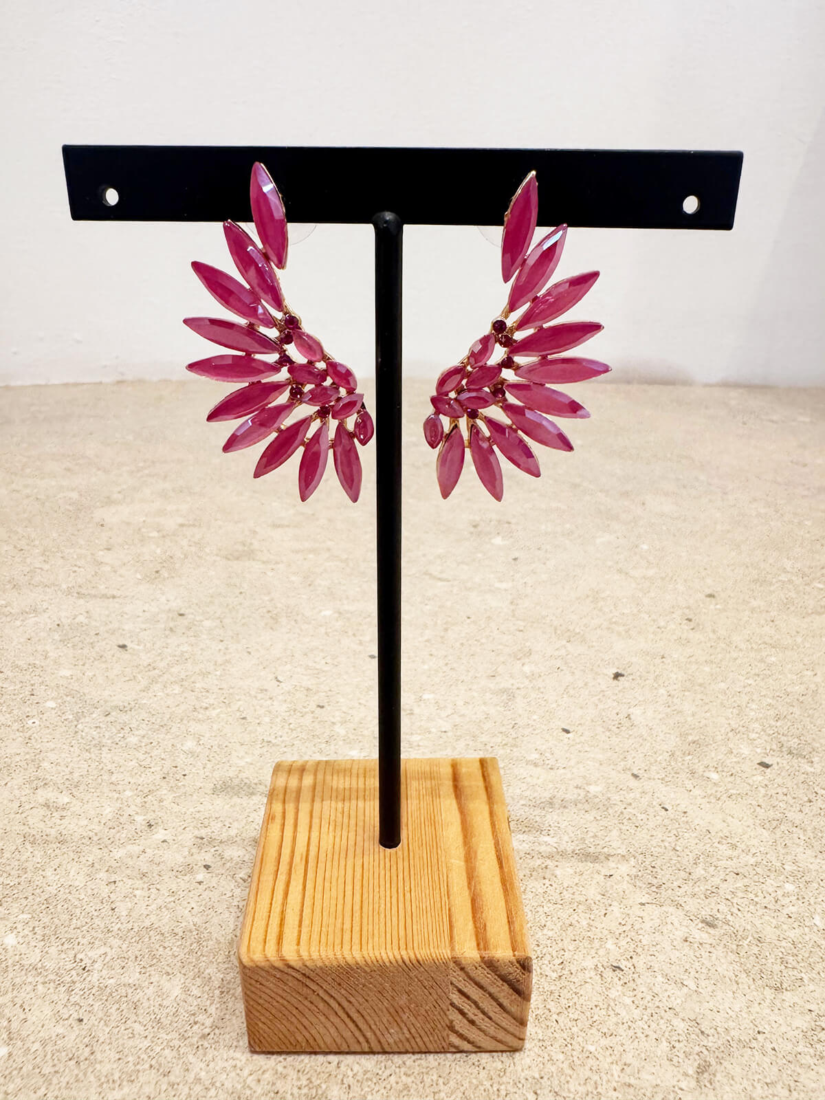 PENDIENTES LULEI FUCSIA