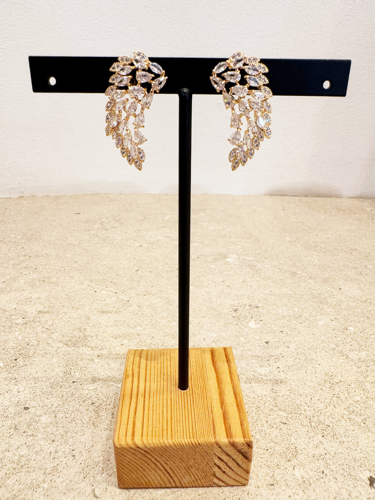 BRINCOS DE FOLHA DE OURO