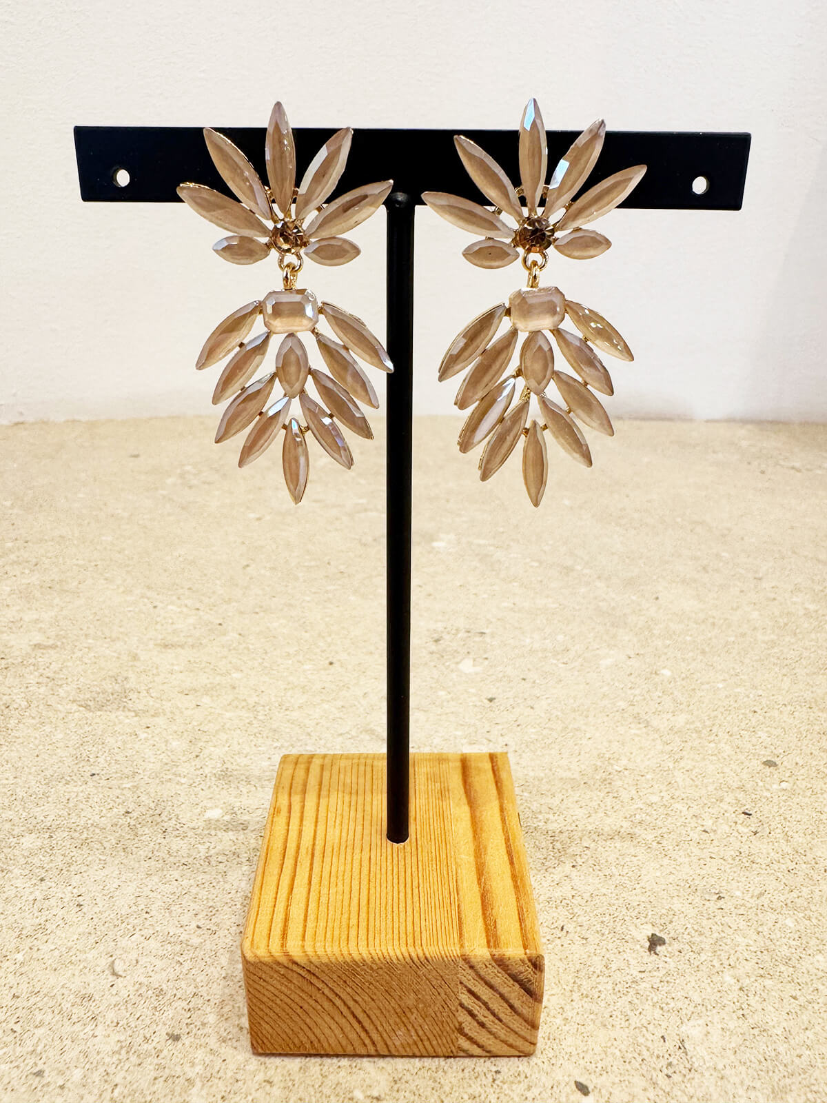 PENDIENTES ZUNO BEIGE