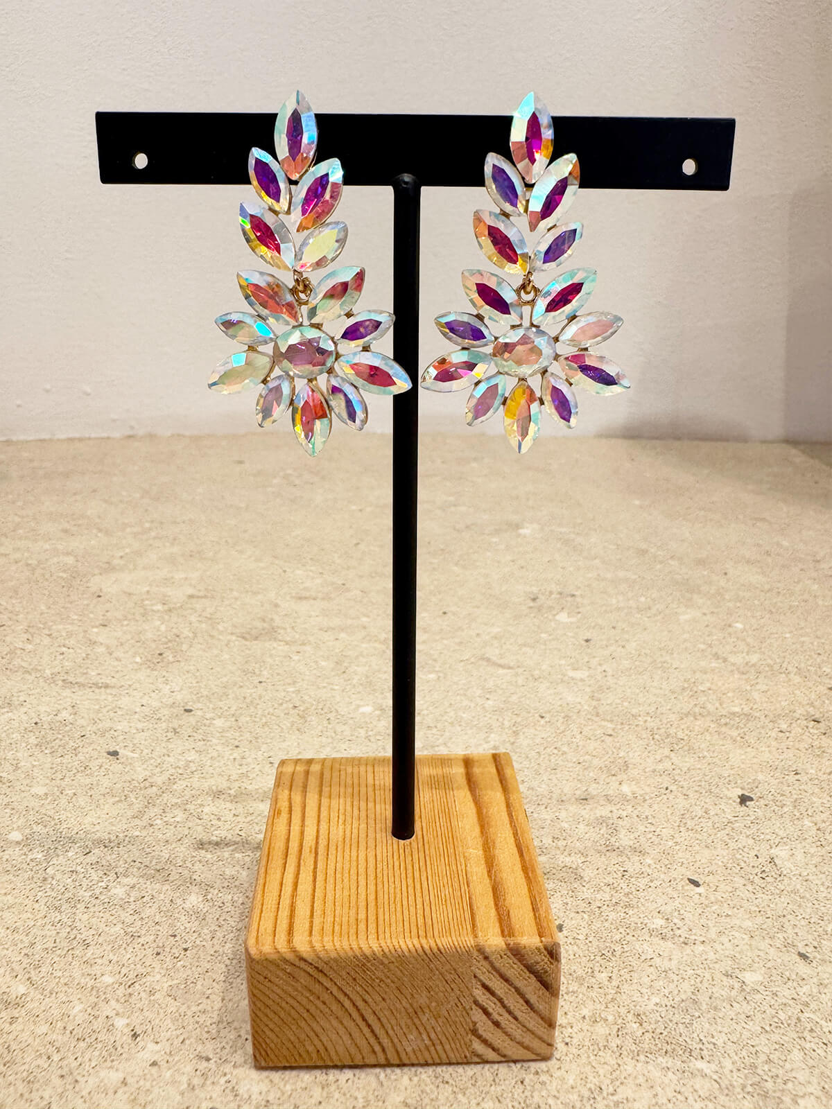 PENDIENTES BOREA CRISTAL