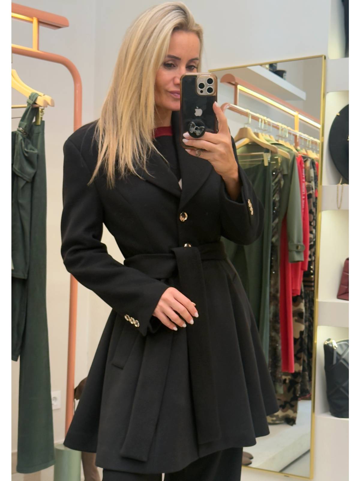 ABRIGO PALMAST NEGRO