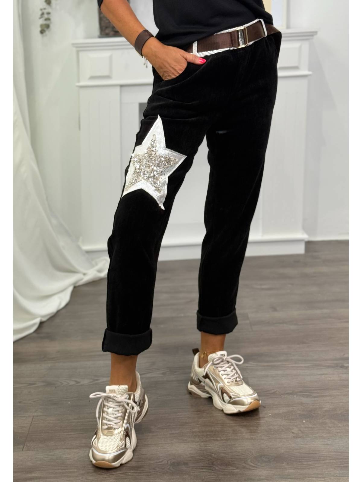 PANTALÓN ÉTOILE NEGRO
