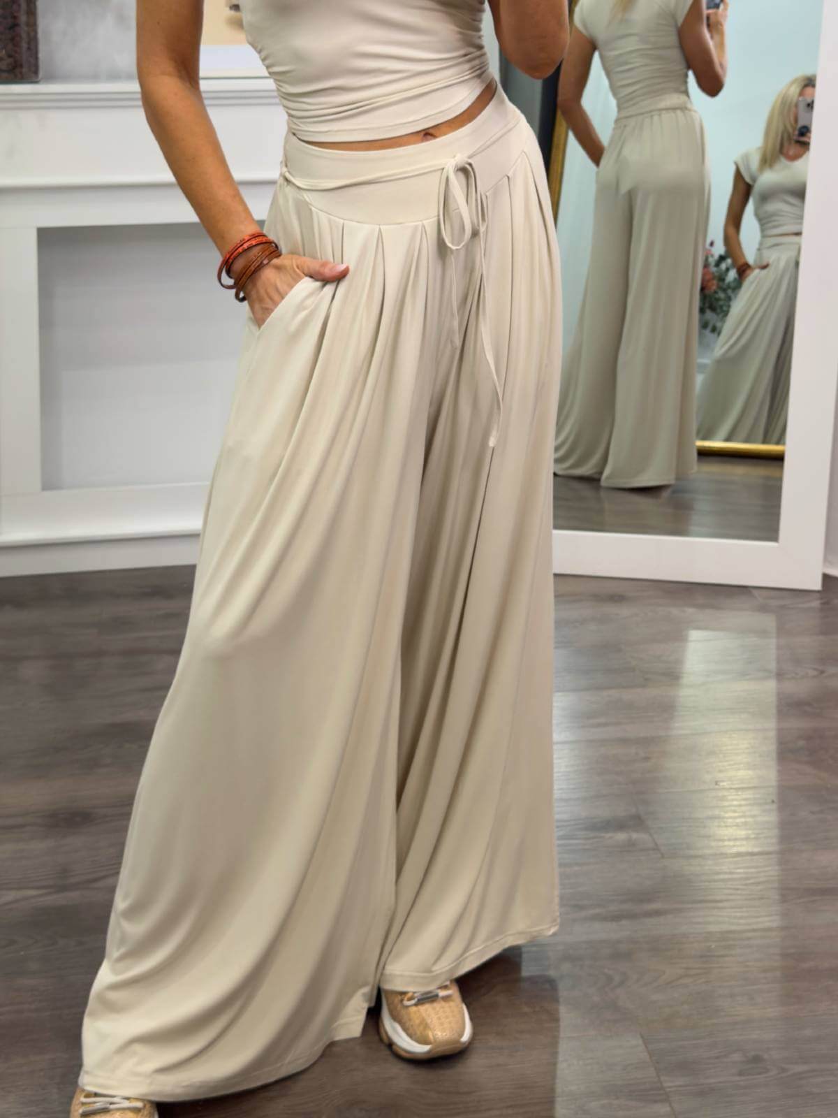 PANTALÓN FLOW BEIGE