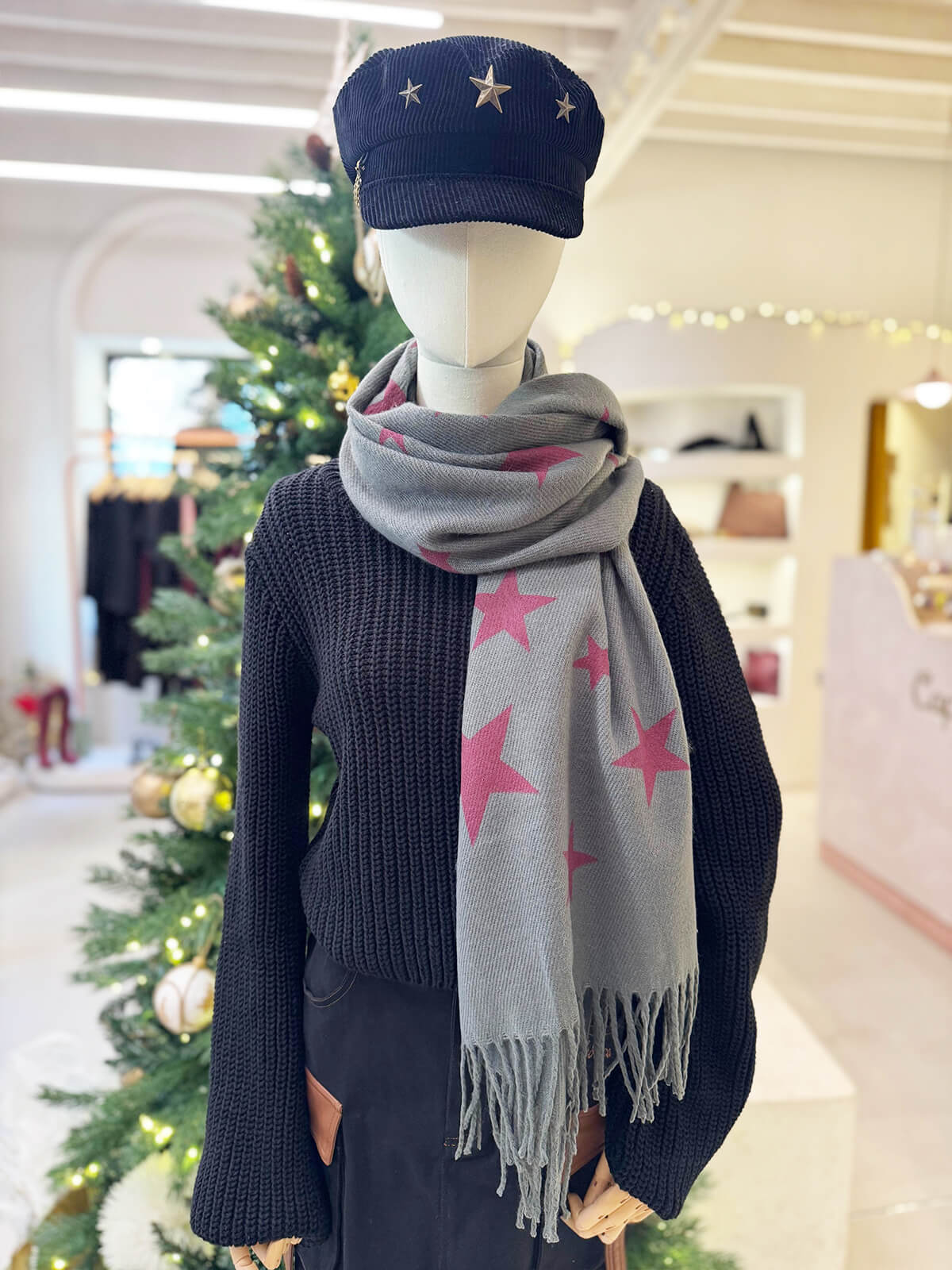 PAÑUELO ESTRELLAS  VERDE