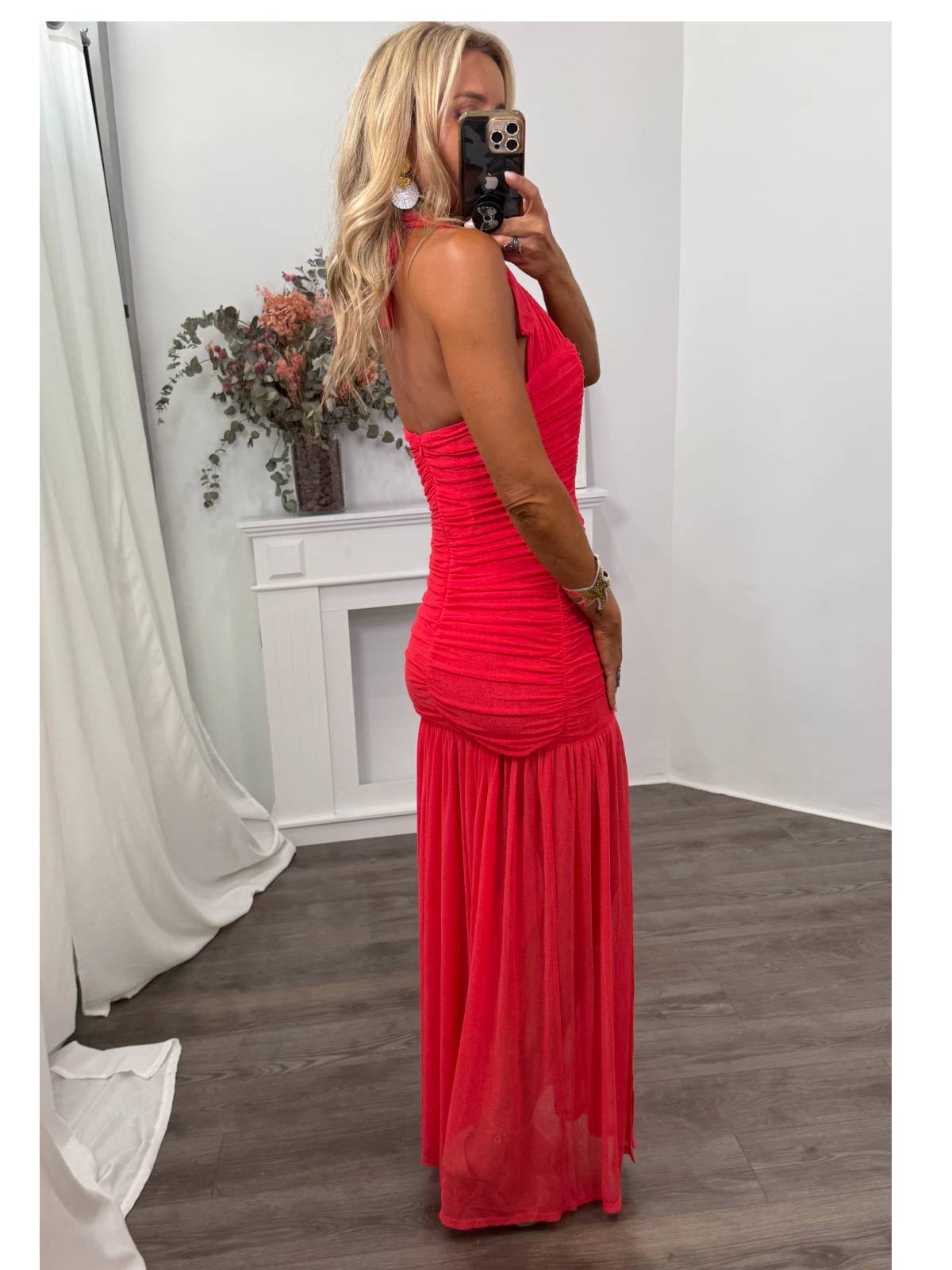 VESTIDO PERFETTI CORAL