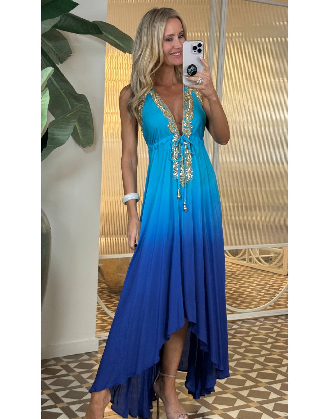 VESTIDO PEUNK AZUL