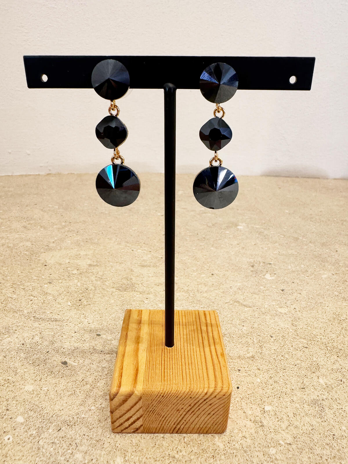 PENDIENTES TRIPLE CRISTAL