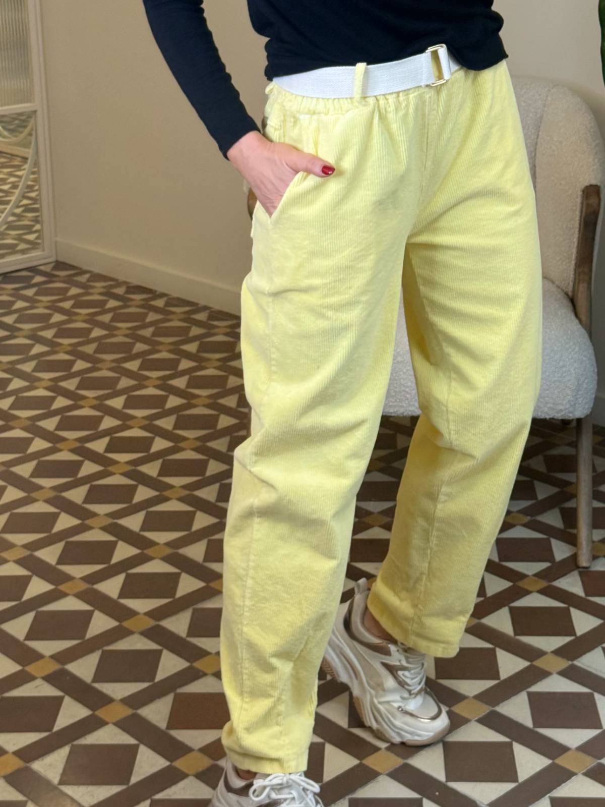 PANTALÓN REYASO AMARILLO