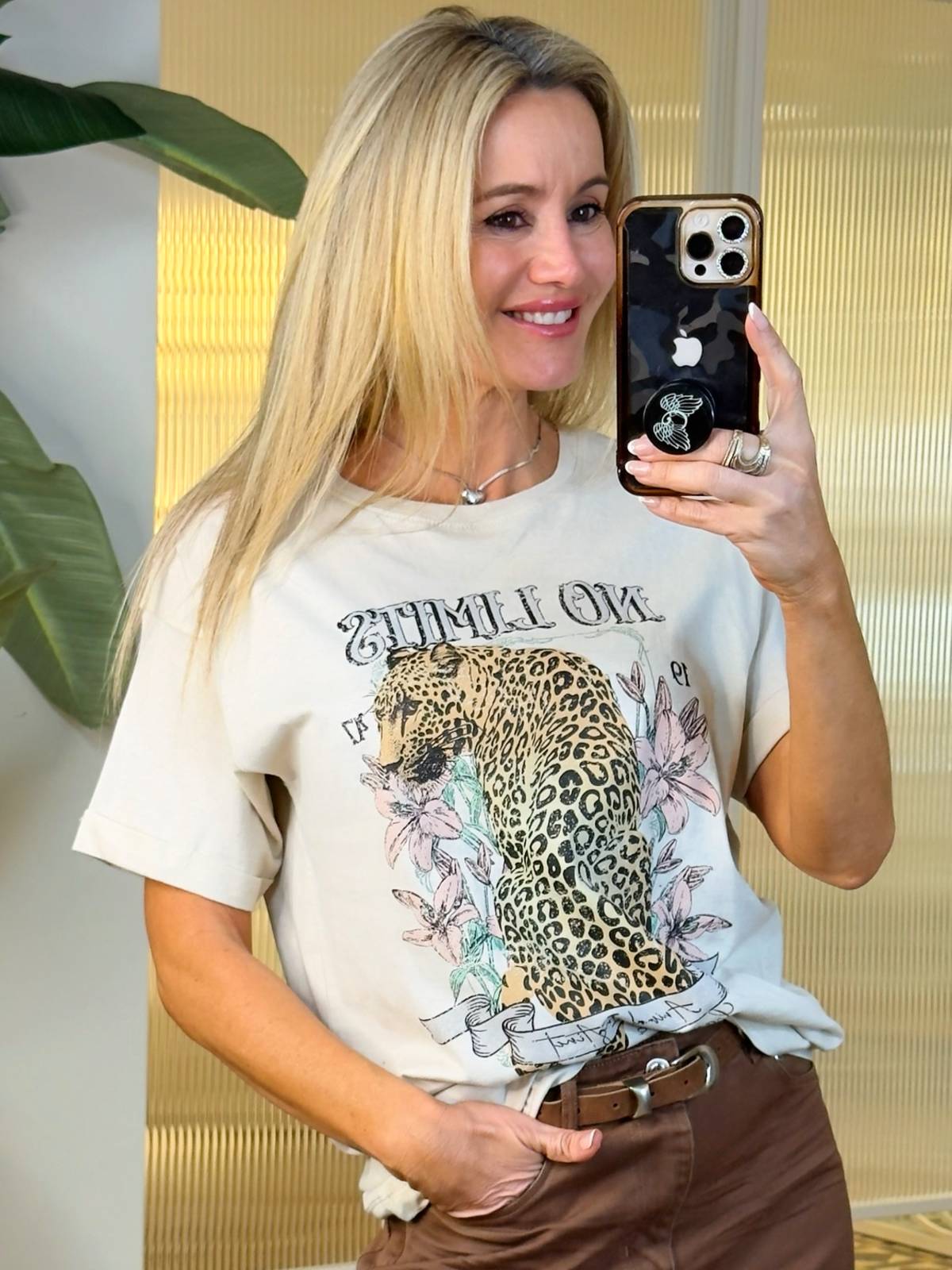 CAMISETA ROAR BEIGE